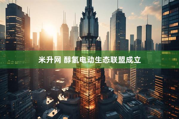 米升网 醇氢电动生态联盟成立