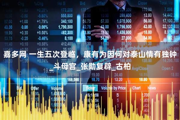 嘉多网 一生五次登临，康有为因何对泰山情有独钟_斗母宫_张勋复辟_古柏